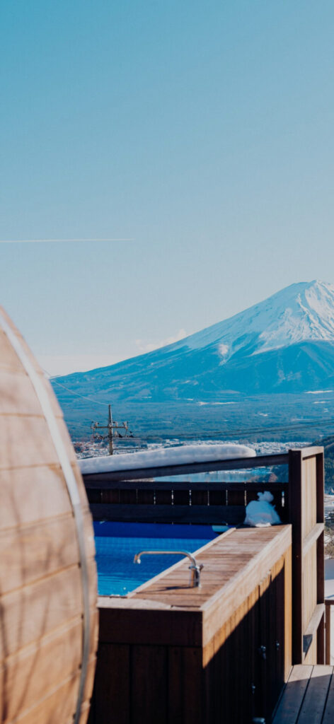 DotGlamping富士山背景画像